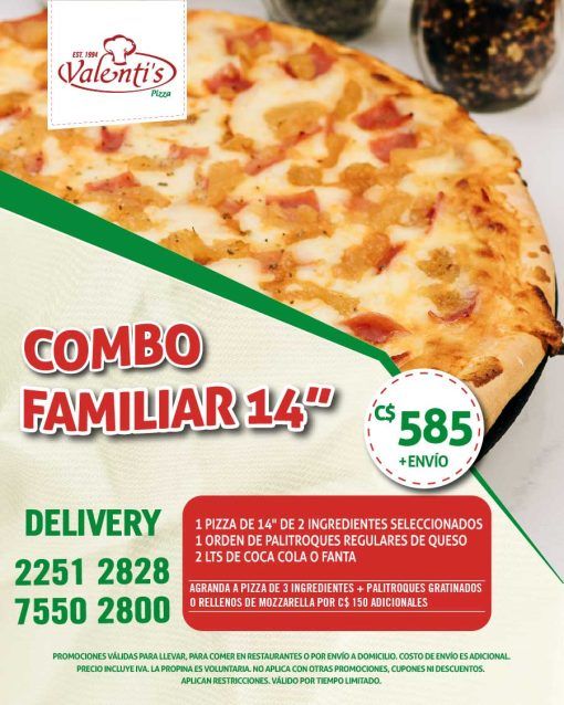 Combo Familiar de 14"