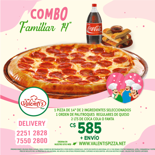 Combo Familiar de 14"
