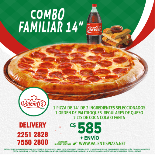 Combo Familiar de 14"