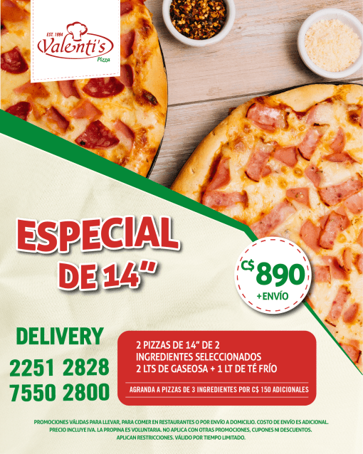 Especial de 14"