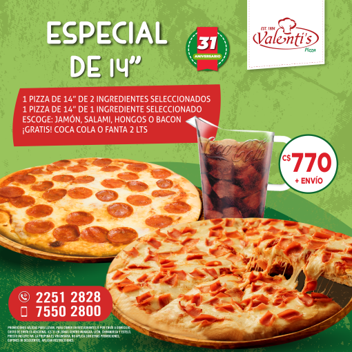 Especial de 14"