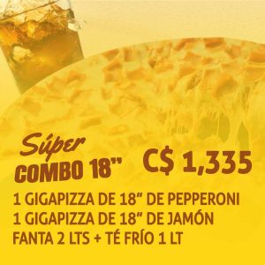 Súper Combo de 18″