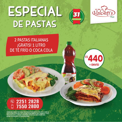 Especial de pastas