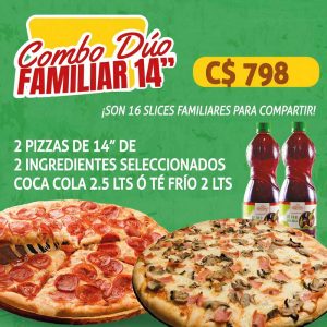 Combo Dúo - Familiar 14"